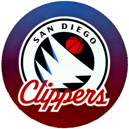 Circular logo of the San Diego Clippers basketball team